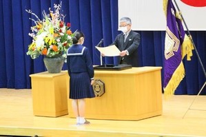 卒業証書授与式の様子