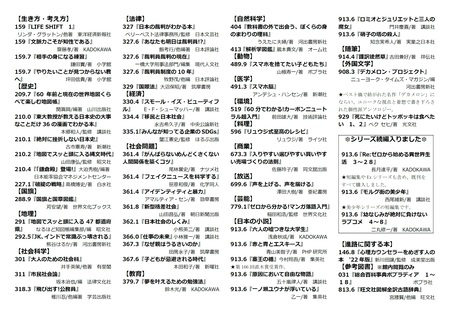 新着図書案内