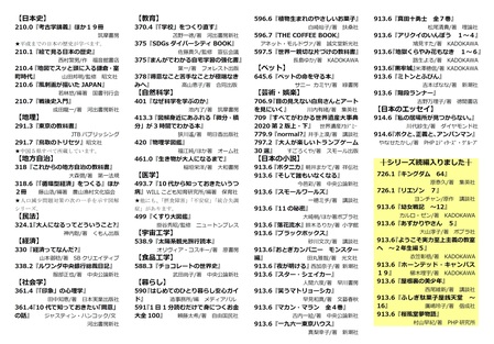 新着図書案内