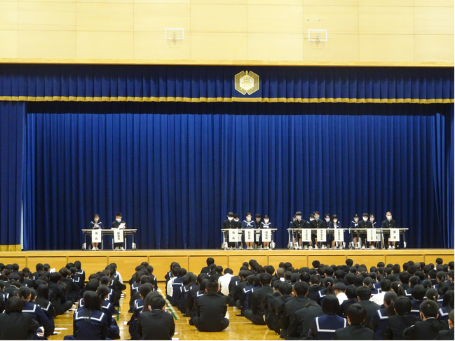 生徒総会の様子