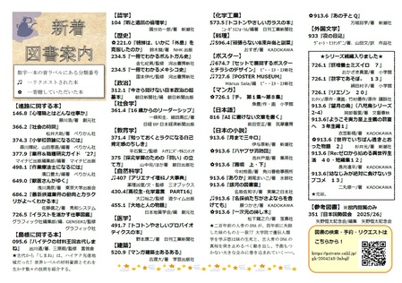新着図書案内